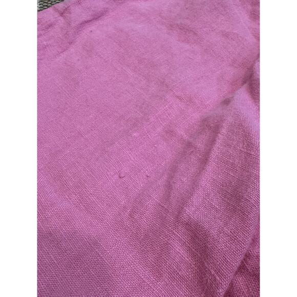 Nooworks Wide Leg Crop Linen Pants Hot Pink Women’s Medium - Picture 12 of 12